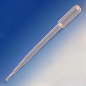 Transfer Pipet, 1.7mL, General Purpose, 87mm, STERILE, Individually Wrapped, 100/Bag, 5 Bags/Unit