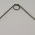 Handle, stainless steel, for staining rack 631-9321