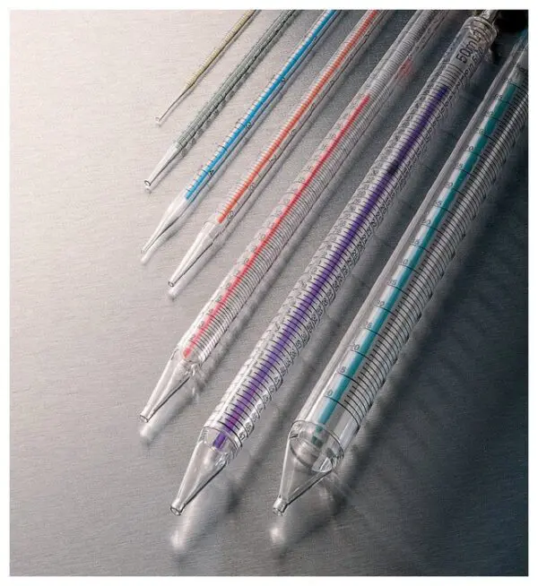 Falcon® 25 mL Serological Pipet, Polystyrene, Space Saver, 0.25 Increments, Sterile, 50/Pack, 200/Case