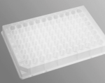 Axygen® 96-well Clear Round Bottom 550 µL Polypropylene Deep Well Plate, 10 per Pack, Nonsterile