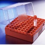 Corning® Polycarbonate 4 - 5 mL Cryogenic Vial Storage Box, Holds 81 Vials
