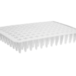 Axygen® 96-well Flat Top Polypropylene PCR Microplate, No Skirt, Clear, Nonsterile