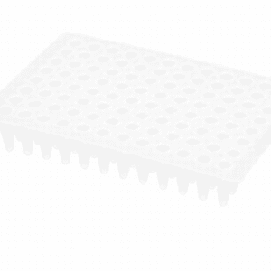 Axygen® PCR-96-FLT-W Non-Skirted 96-Well x 340µL Flat Top PCR Microplate for 0.2mL Thermal Cycler Blocks, White PP, RNase/DNase-Free, Non-Sterile