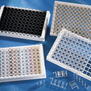 Corning® 96-well Clear Polystyrene Not Treated Stripwell™ Microplate, 25 per Bag, without Lid, Nonsterile