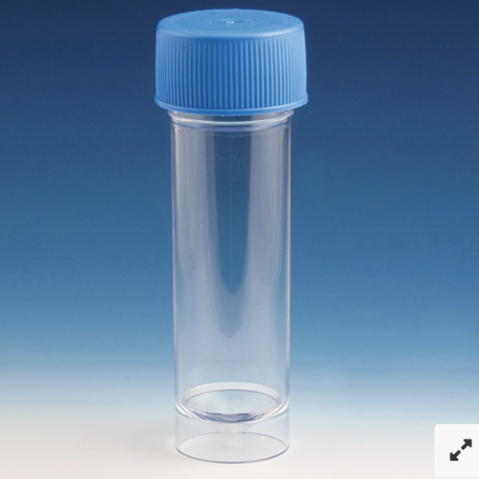 Globe Scientific 109217 Container, 30mL, PS 500/CS