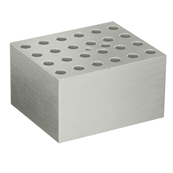 Labnet Aluminum Dry Bath Block for AccuBlock Digital Dry Bath, Holds 24 x 0.5ml Tube