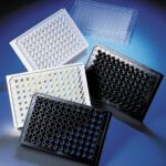 Corning® 96-well Solid White Flat Bottom Polystyrene TC-treated Microplates, 20 per bag, with Lid, Sterile