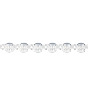 Axygen® PCR 1 x 8 Strip Domed Caps, Fit 0.2 mL PCR Tube Strips, Clear, Nonsterile