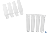 Axygen® 0.1 mL Polypropylene PCR Tube Strips and Caps, 4 Tubes/Strip, 4 Caps/Strip, Clear, Nonsterile