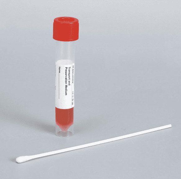 VTM 1*Non-inactivated virus sampling tube(10 mL), containing 3 mL preservation medium ,1* pp rayon swab *(extra Nasal Swab)