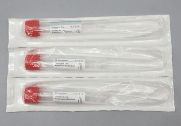 VTM 1*Non-inactivated virus sampling tube(10 mL), containing 3 mL preservation medium ,1* pp rayon swab *(extra Nasal Swab)