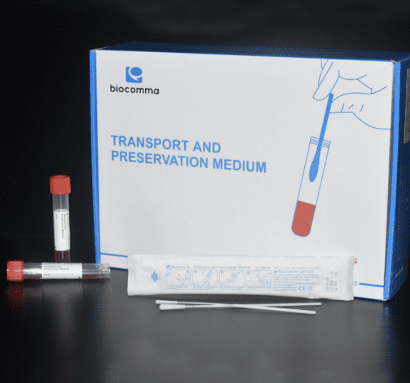 VTM 1*Non-inactivated virus sampling tube(10 mL), containing 3 mL preservation medium ,1* pp rayon swab *(extra Nasal Swab)