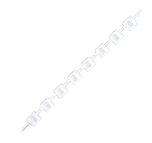 Axygen® PCR 1 x 8 Strip Flat Caps, Fit 0.2 mL PCR Tube Strips, Clear, Nonsterile