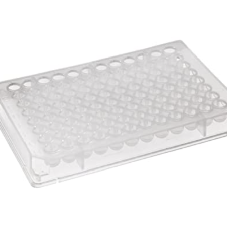 Corning® 96-well Clear Round Bottom Polypropylene Not Treated Microplate, 25 per Bag, without Lids, Nonsterile(Case of 100)