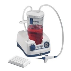 Aspire™ Laboratory Aspirator, includes base with internal vacuum pump, 2L Polycarbonate bottle with lid, silicone tubing, handheld vacuum controller and single channel adapters, 230V