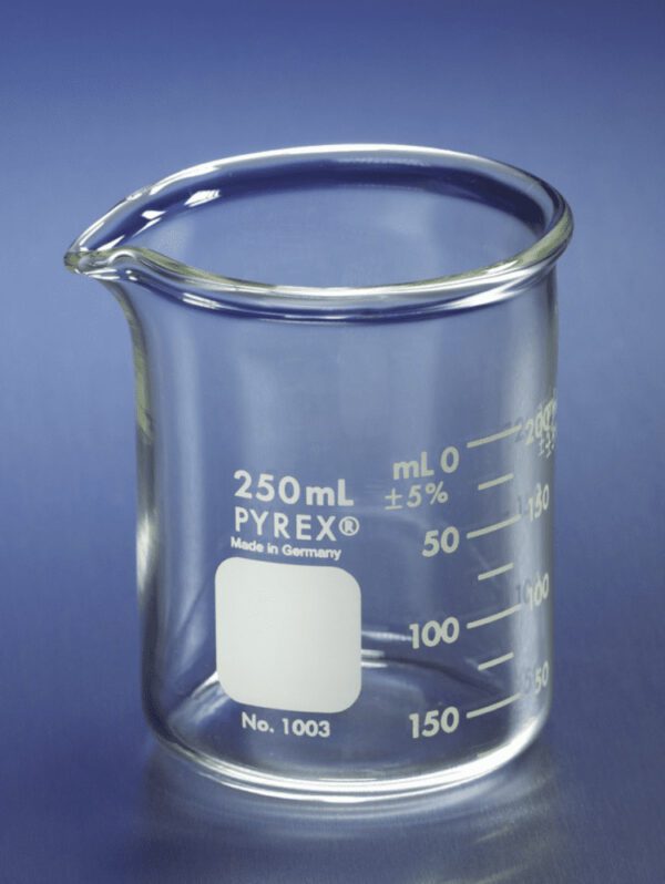 PYREX® Heavy Duty Griffin 4L Beaker, Double Scale, Graduated