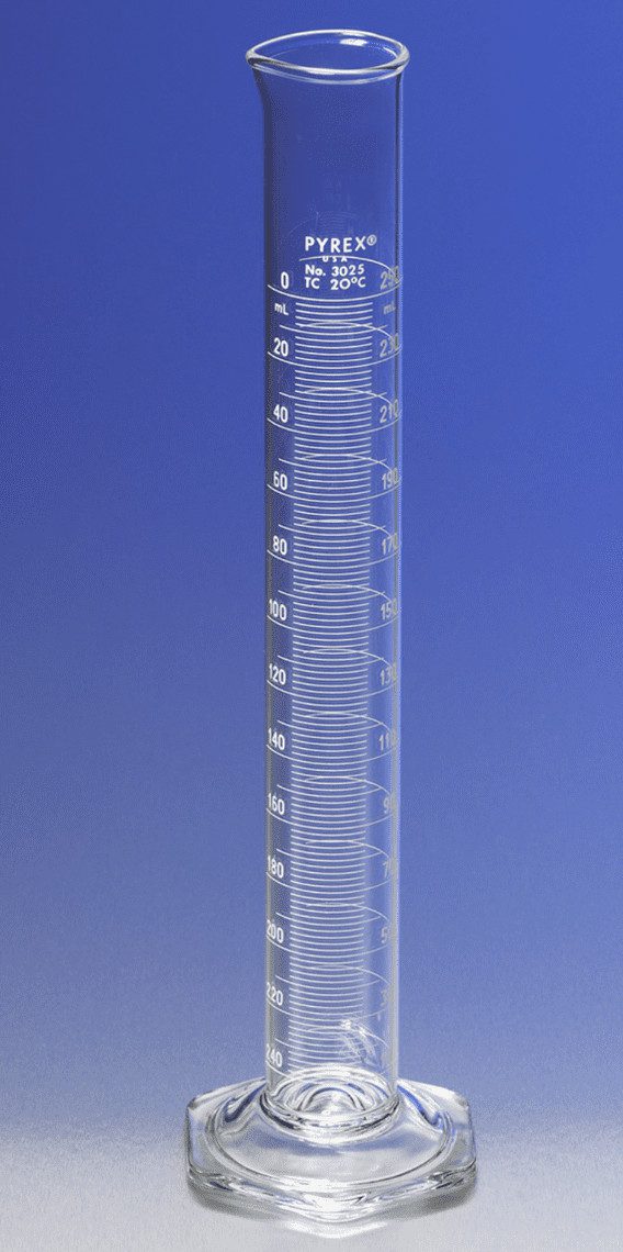 PYREX® Double Metric Scale, 1L Class A Graduated Cylinder, TD