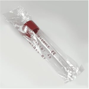 Test Tube with Attached Screw Cap, 16 x 100mm (12mL), PS, STERILE, Individually Wrapped