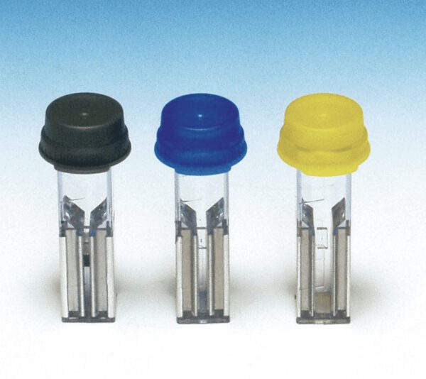 Electroporation cuvettes, Cuvettes with 2 mm gap size, blue cap