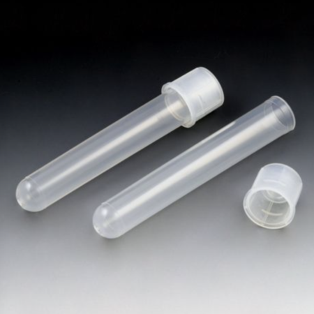 Culture Tube 17x100mm Plastic Tubes with Dual Position Snap Cap