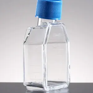 Falcon® 25cm² Rectangular Canted Neck Cell Culture Flask with Blue Plug Seal Screw Cap