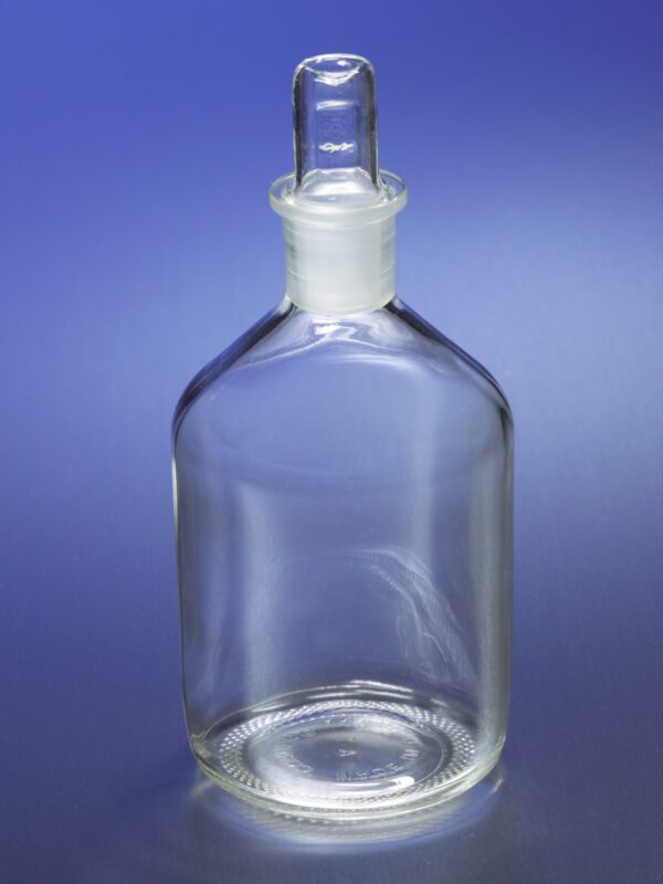 PYREX® 125 mL Narrow Mouth Reagent Storage Bottles with Standard Taper Stopper