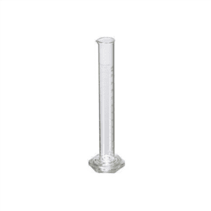 PYREX® VISTA™ Single Metric Scale, 10 mL Class A Graduated Cylinder, TD, with Funnel Top