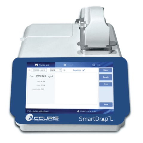 SmartDrop™ Microvolume Analysis of DNA, RNA and Proteins