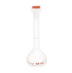 Corning® 10 mL Class A Reusable Plastic Volumetric Flask, Polymethylpentene with 10/19 Tapered PP Stopper