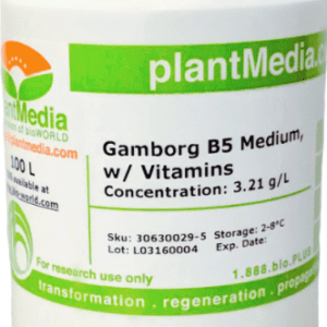 Gamborg B5 Medium, w/ Vitamins, 25 L