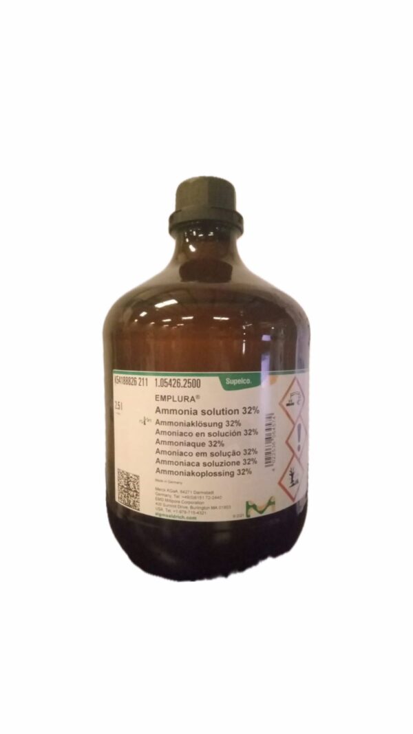 Ammonia solution 32%,EMPLURA® 2.5L