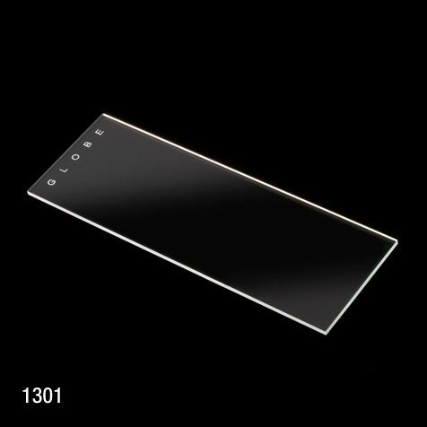 Microscope Slides, Glass, 25 x 75mm, 45° Beveled Edges, Clipped Corners, Frosted, 1 End, Both Sides, 72/Box, 20 Boxes/Case (10 Gross)