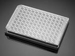 Corning® BioCoat® Collagen I 96-well Black/Clear Flat Bottom TC-treated Microplate, with Lid, 5/Pack, 50/Case