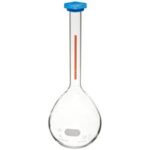 Corning® 100 mL Class A Reusable Plastic Volumetric Flask, Polymethylpentene with 14/23 Tapered PP Stopper