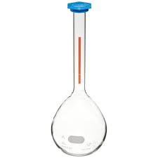 Corning® 100 mL Class A Reusable Plastic Volumetric Flask, Polymethylpentene with 14/23 Tapered PP Stopper