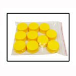 Replacement Yellow caps, (GL45), 10/pk.