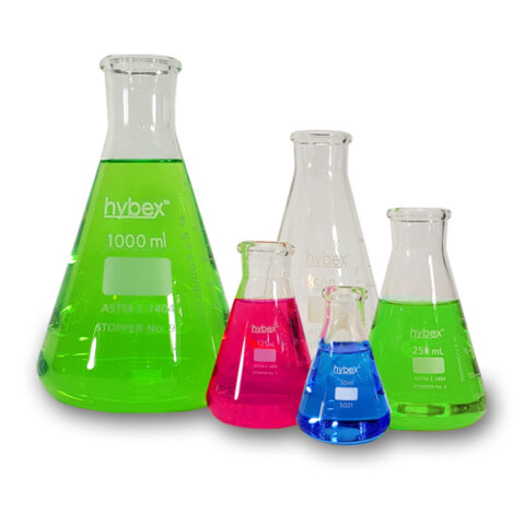 Benchmark Scientific,hybex‚ 500ml Erlenmeyer Flask, 6/pk