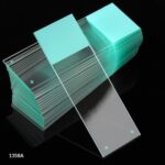 Microscope Slides, Diamond White Glass, 25 x 75mm, Charged, 90° Ground Edges, Aqua Frosted