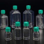 Cell Culture Bottle, PET/HDPE, Plug Cap, 125ml, Sterile