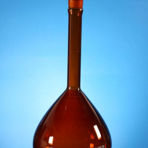 200 ML VWR®, Volumetric Flask, Amber, Wide Neck, Class A, Unserialized