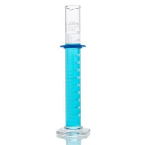 10mL Graduated Cylinder, Globe Glass, Class A, Each Case of 6