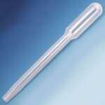 Transfer Pipet, Wide Bore, Large Bulb, 124mm, STERILE, Individually Wrapped, 100/Bag, 5 Bags/Case