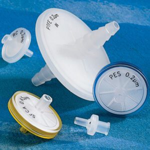 Corning® 50 mm Diameter Syringe Filters, 0.2 µm Pore PTFE Membrane, Sterile, Individually Packaged, 12/Case